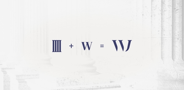 WJ logo graphical design explanation