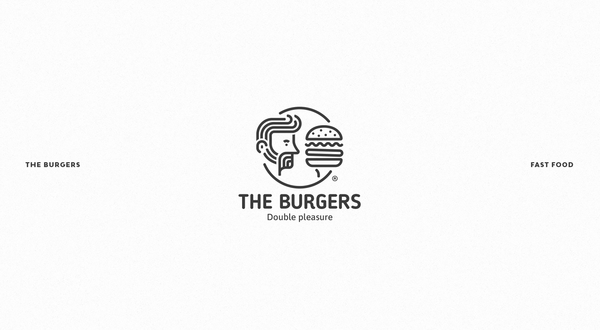 The Burgers Fast food logo